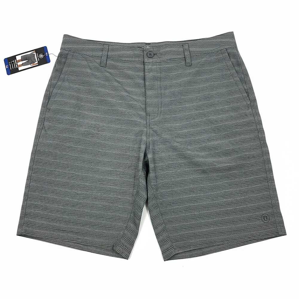 Hang Ten Gray Striped Bermuda Shorts | Men’s 36 Regular